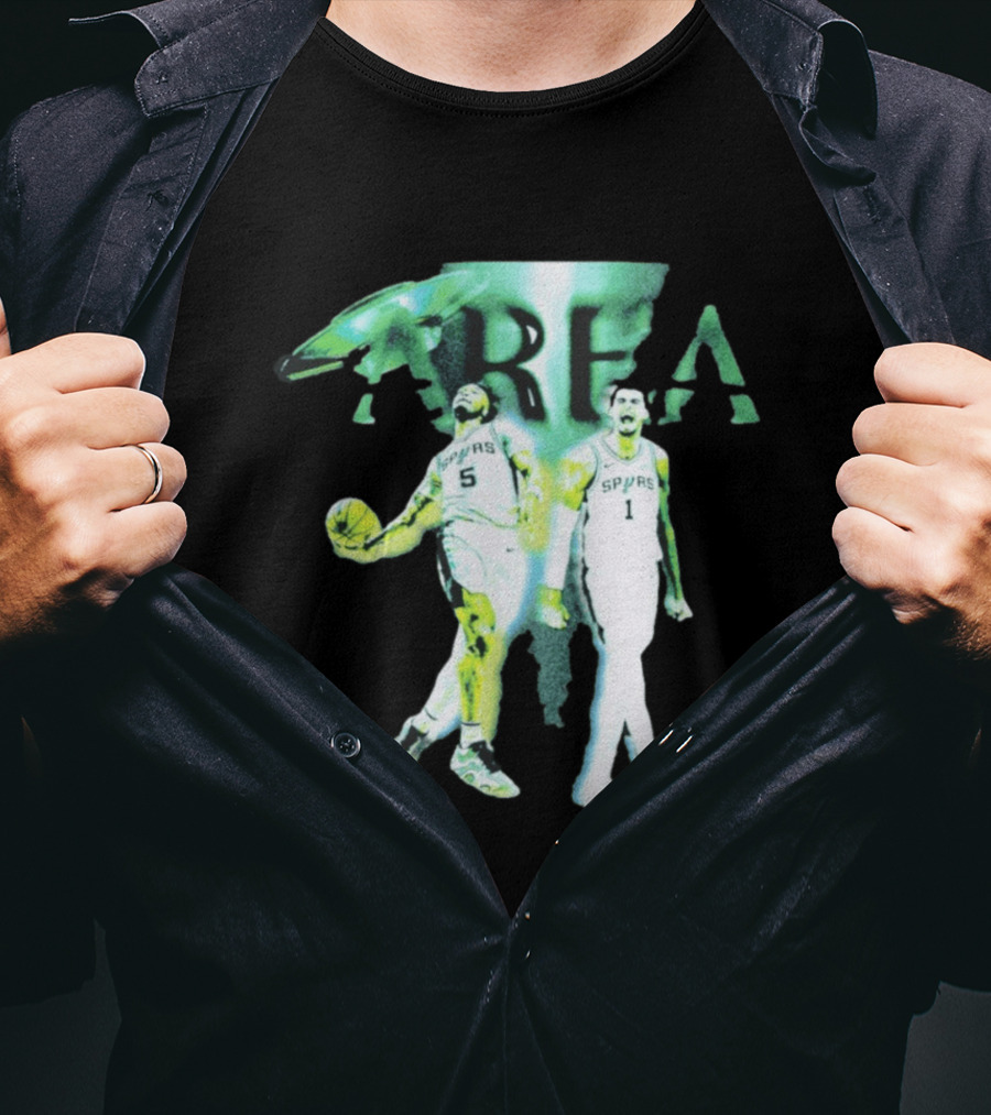 Stephon Castle Victor Wembanyama San Antonio Spurs Area 51 Basketball T-Shirt