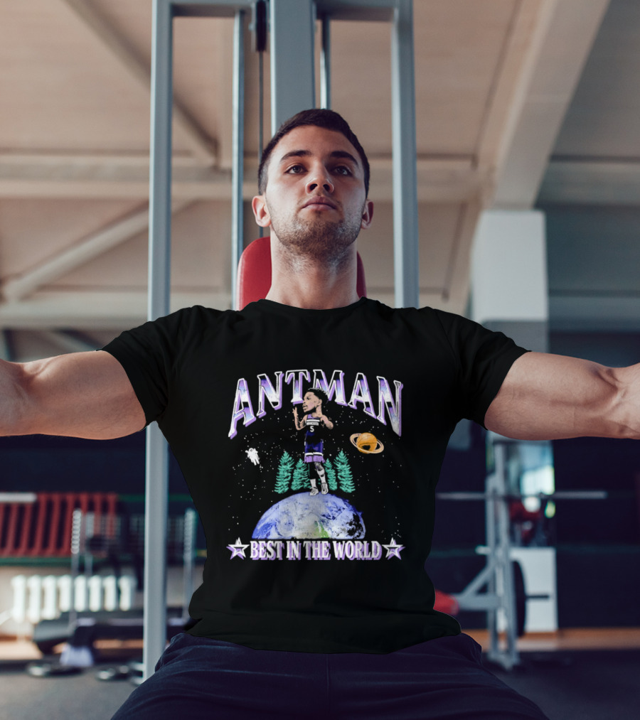ANTMAN Best In The World Minnesota Timberwolves Basketball Planetary T-Shirt