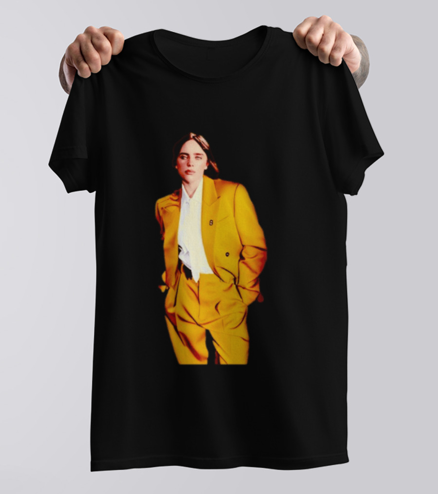 Billie Eilish Yellow Suit Fashion T-Shirt