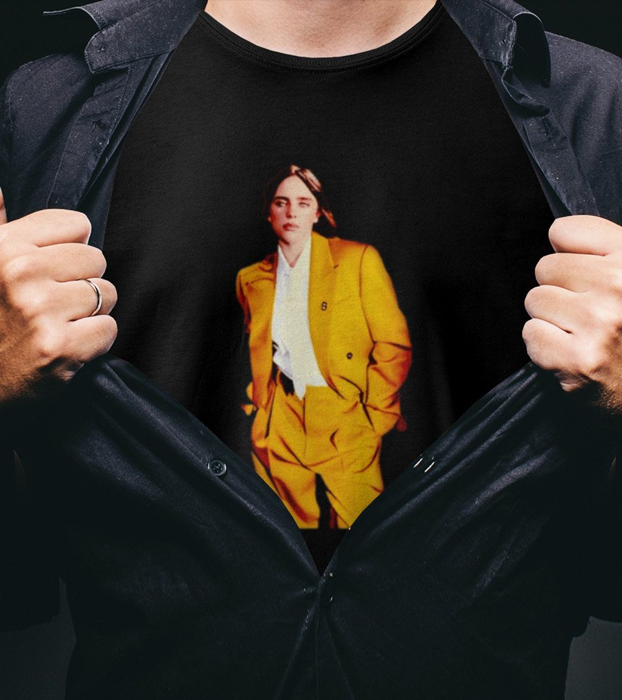 Billie Eilish Yellow Suit Fashion T-Shirt