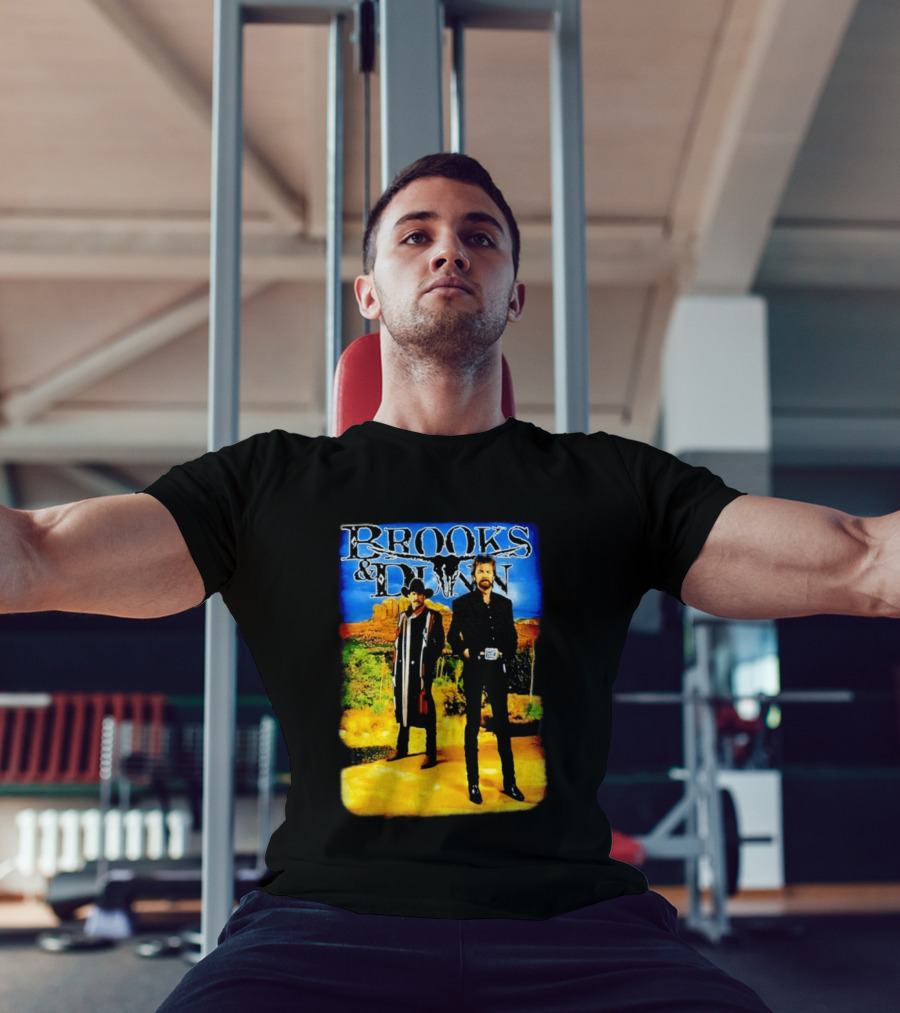 Brooks And Dunn Western Style Desert T-Shirt