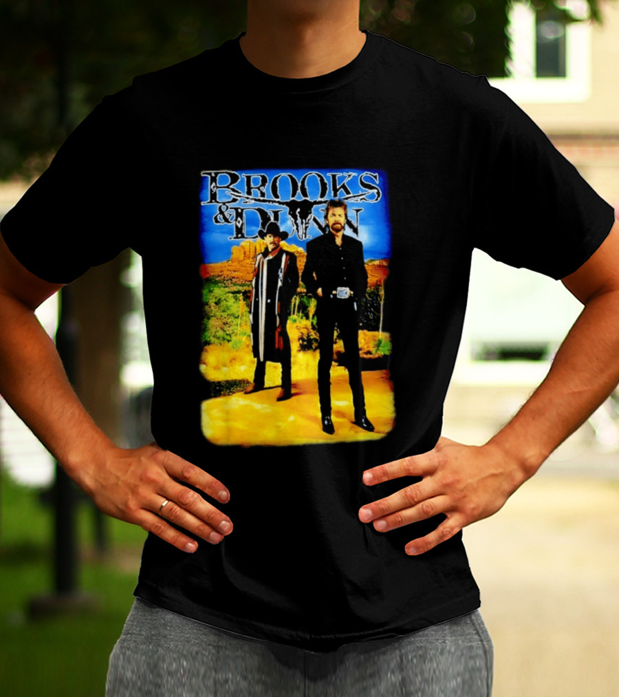 Brooks And Dunn Western Style Desert T-Shirt