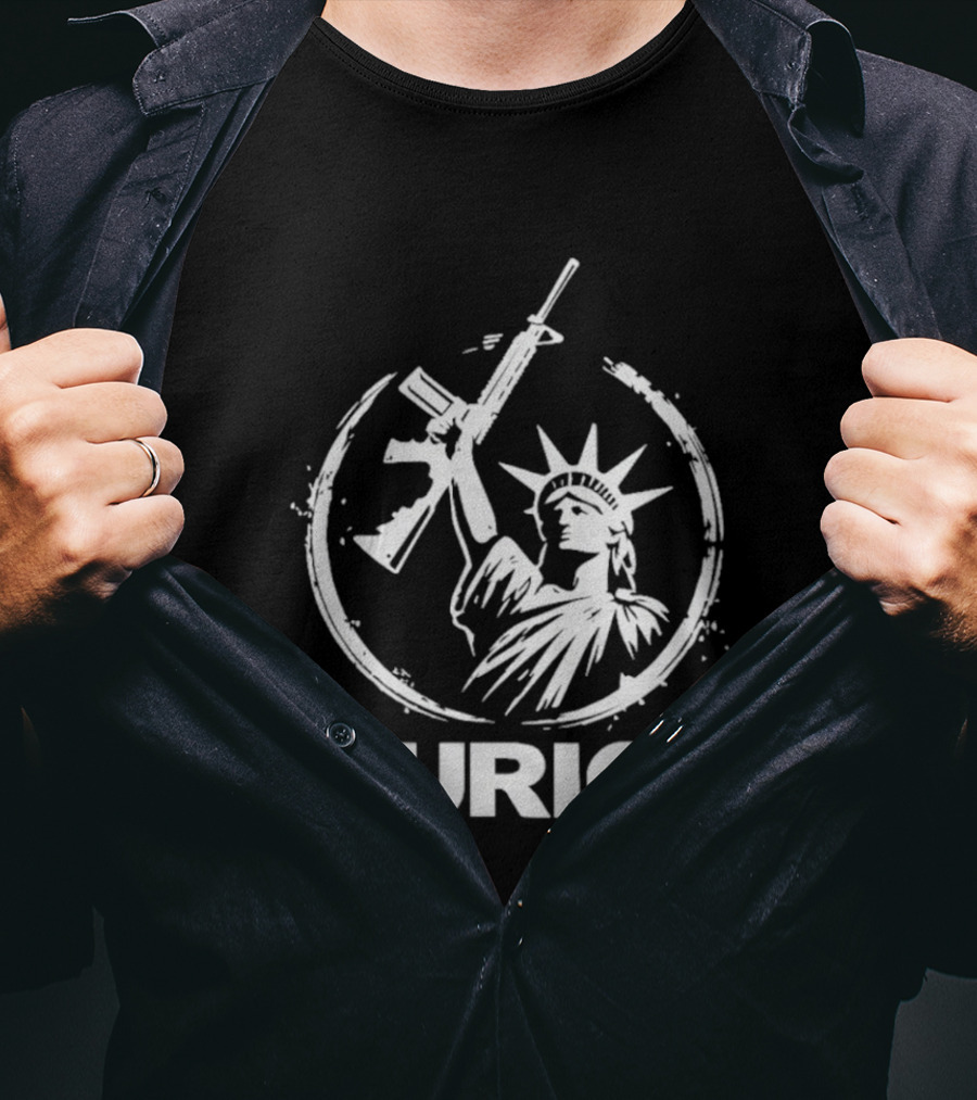 Murica Statue Of Liberty With Rifle T-Shirt