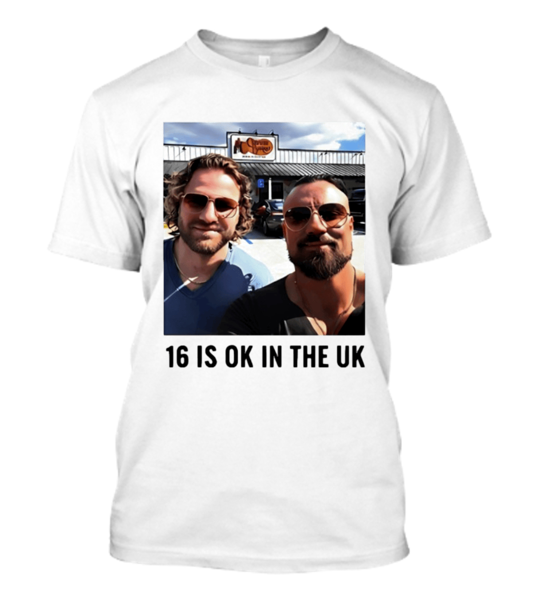 Adam Page Marty Scurll Cracker Barrel 16 Is OK In The UK T-Shirt