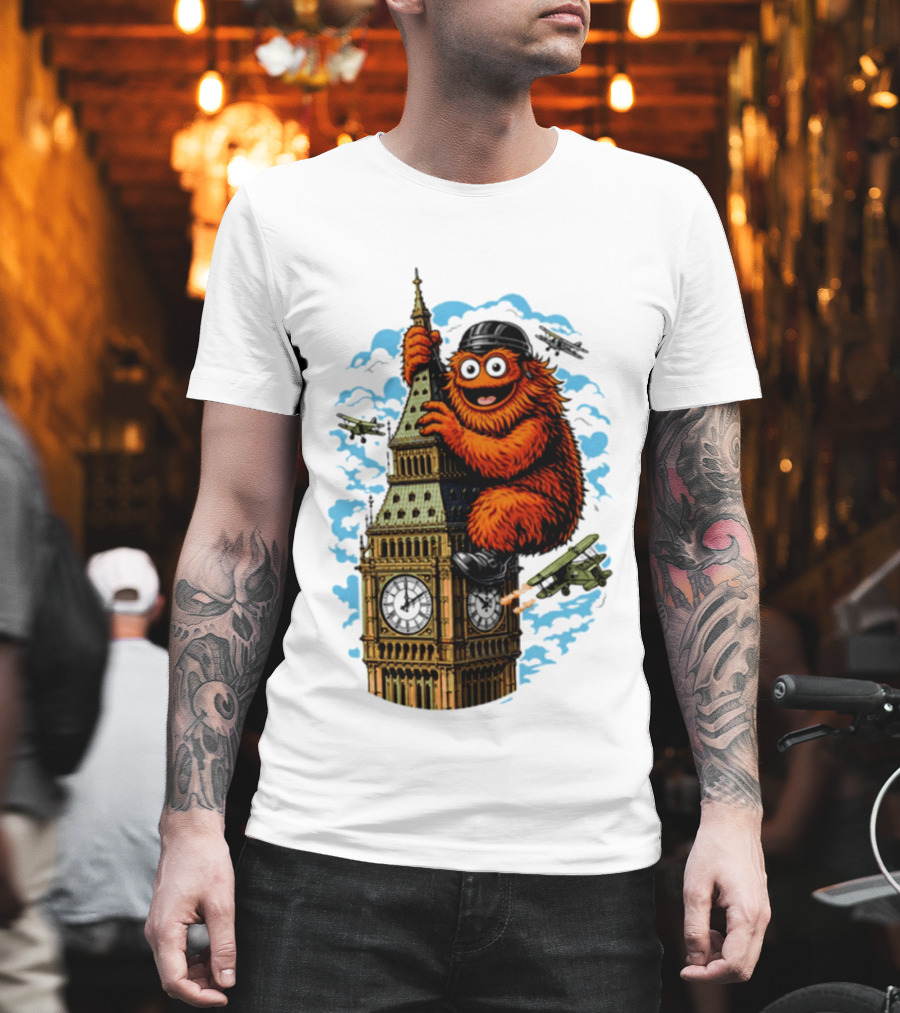 Big Ben Gritty Kong Philadelphia Hockey Clash T-Shirt