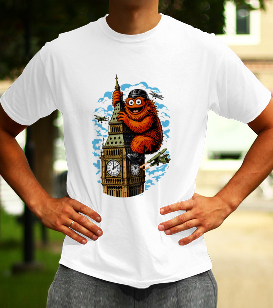Big Ben Gritty Kong Philadelphia Hockey Clash T-Shirt