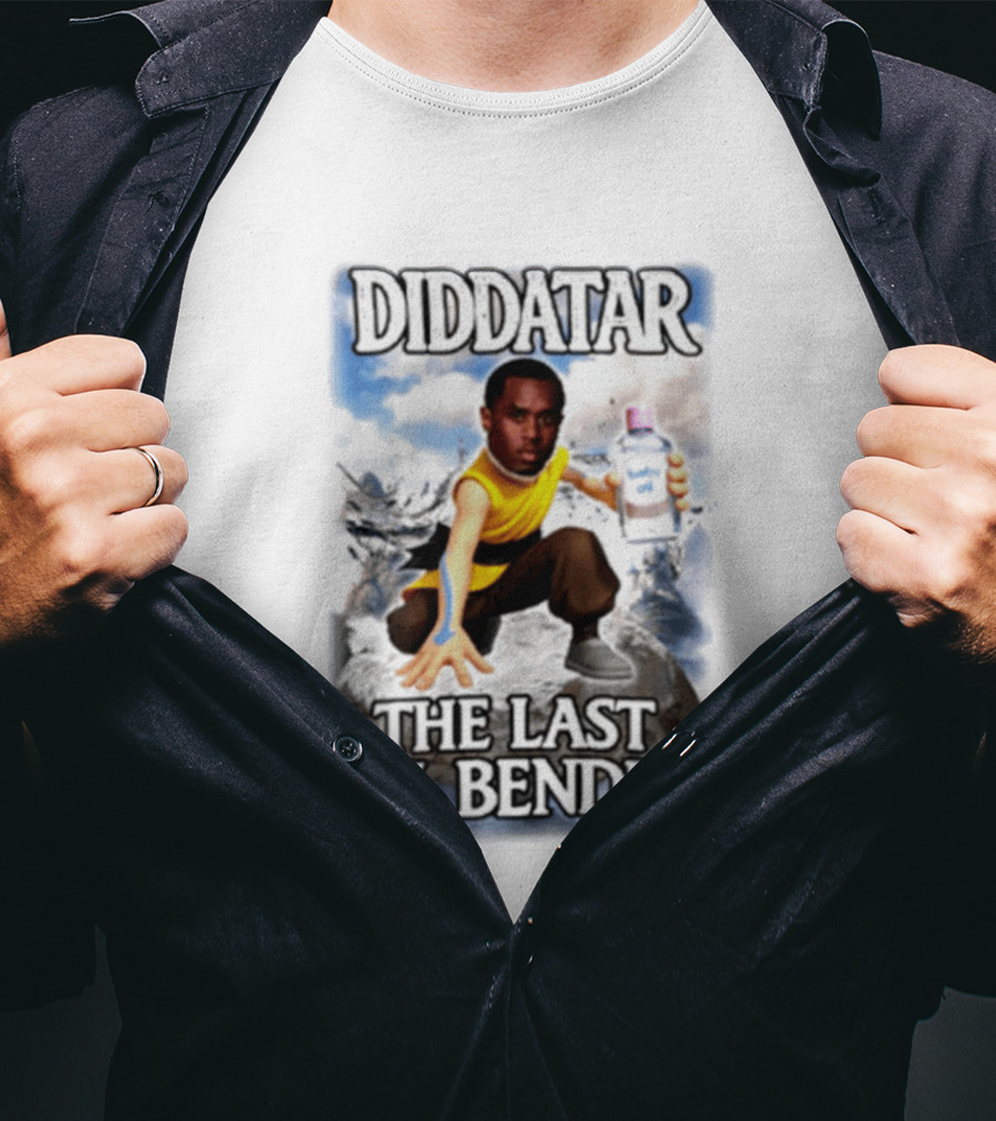Diddatar The Last Oil Bender Diddy Parody Avatar Humor T-Shirt
