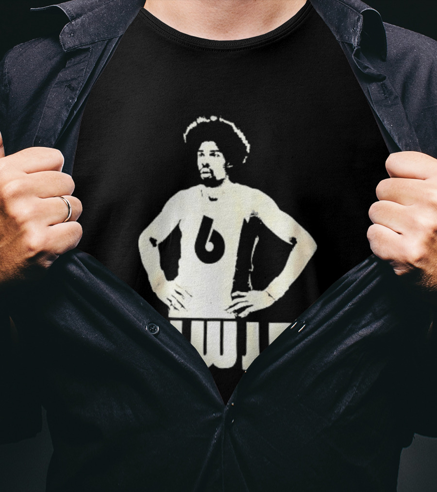 Julius Erving Number 6 WWJD What Would Julius Do T-Shirt