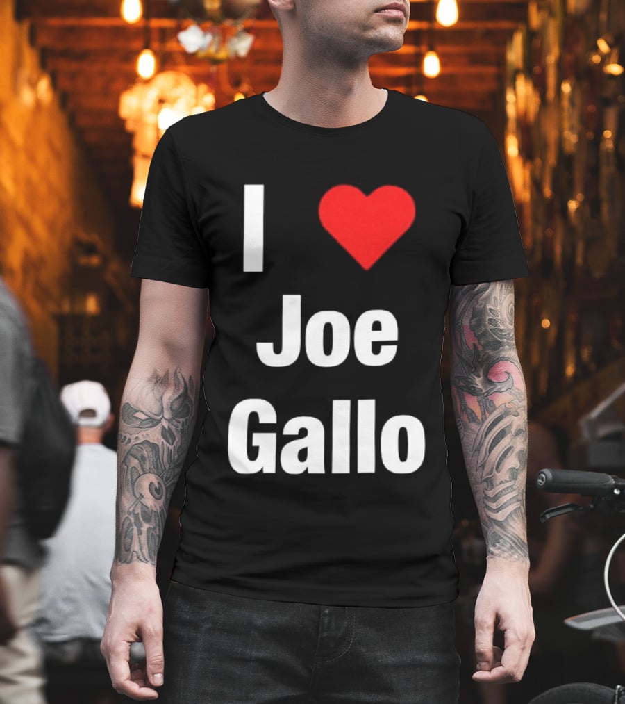 I Love Joe Gallo Merrimack Warriors Basketball T-Shirt
