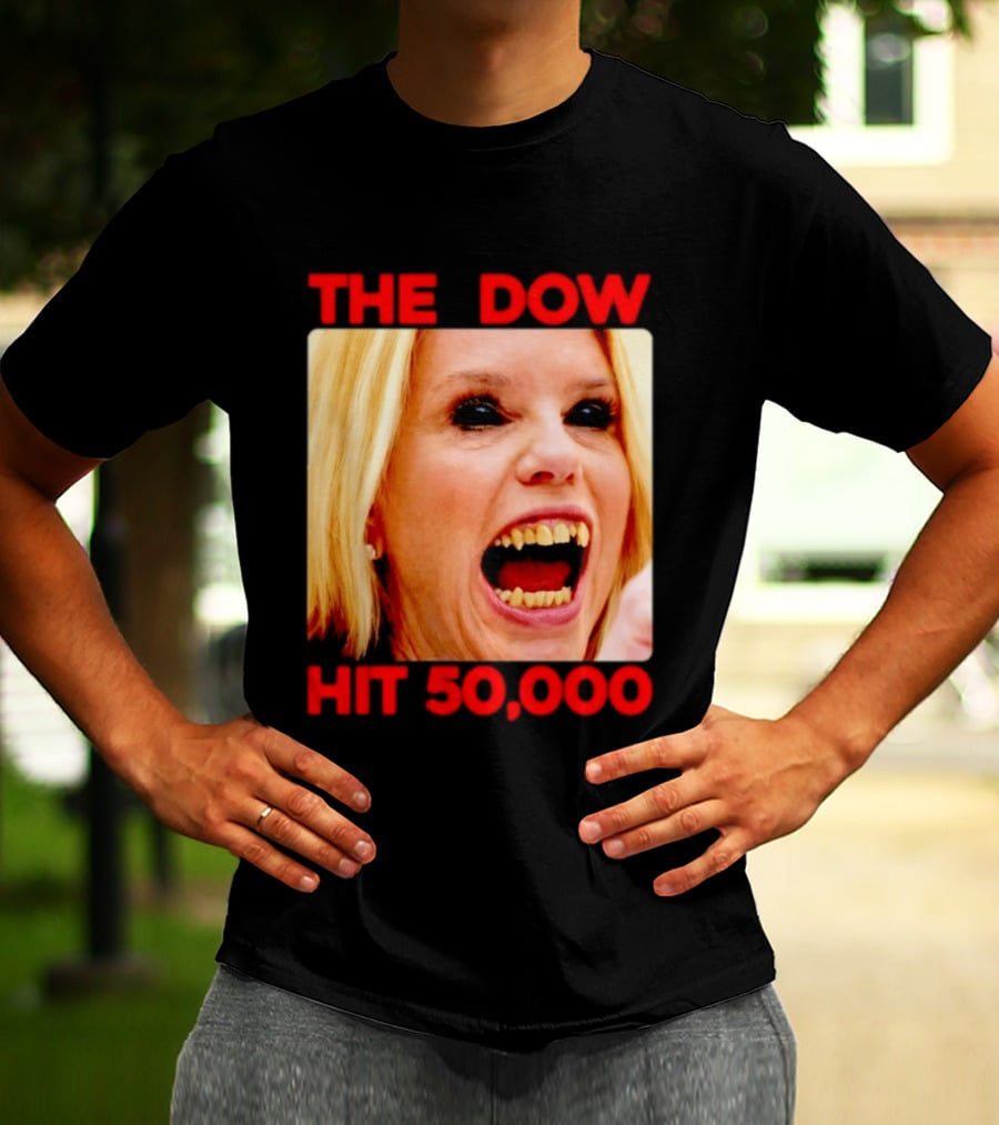 The Dow Hit 50000 Teeth Blonde Woman T-Shirt