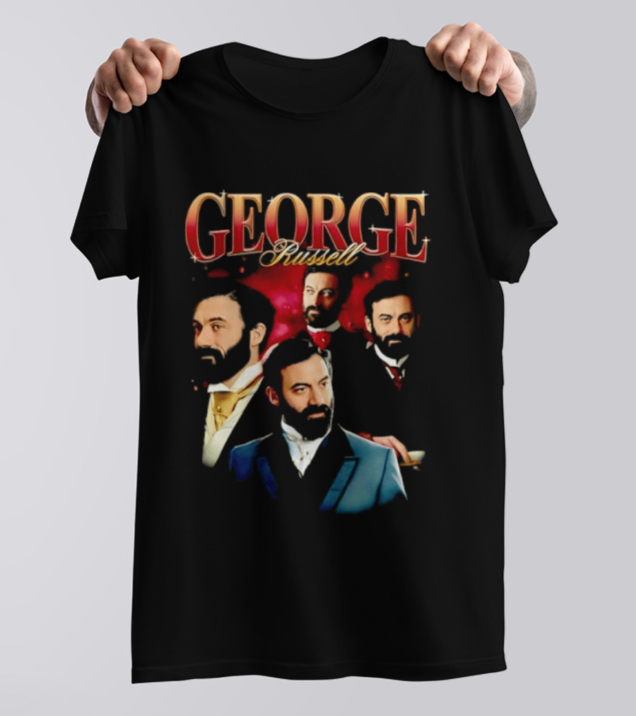 GEORGE Russell Vintage Style Portraits T-Shirt