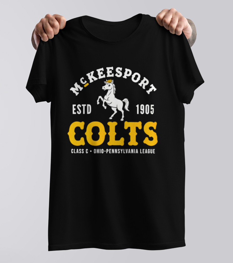 McKeesport Colts ESTD 1905 Class C Ohio Pennsylvania League T-Shirt
