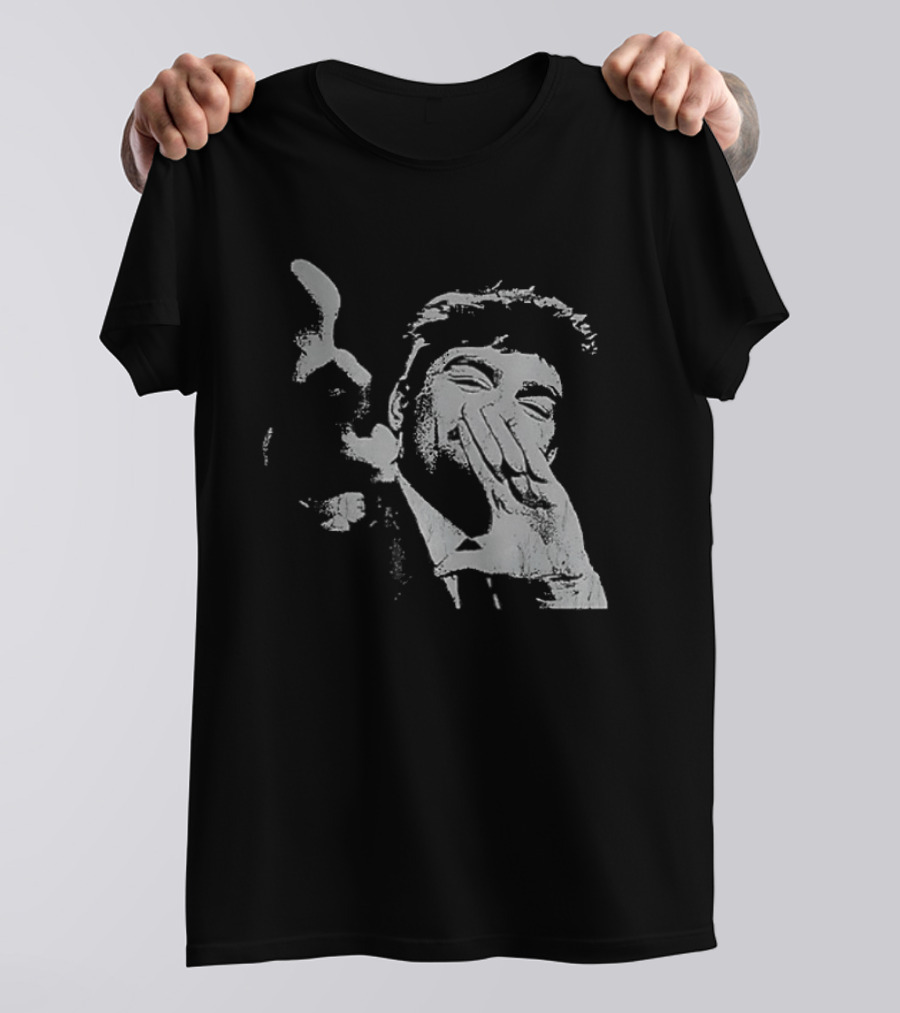 Trending Fuentes Wanghaf Grayscale Expression T-Shirt