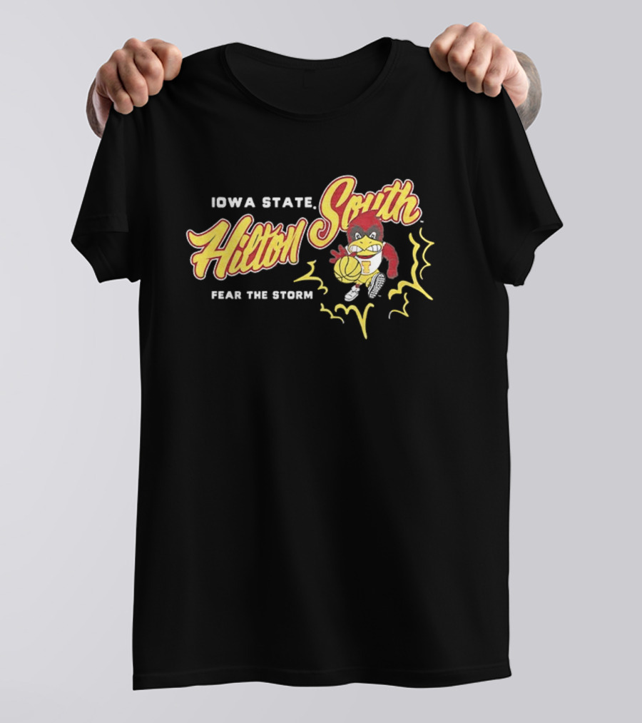 Iowa State Hilton South Fear The Storm Cardinal Basketball T-Shirt