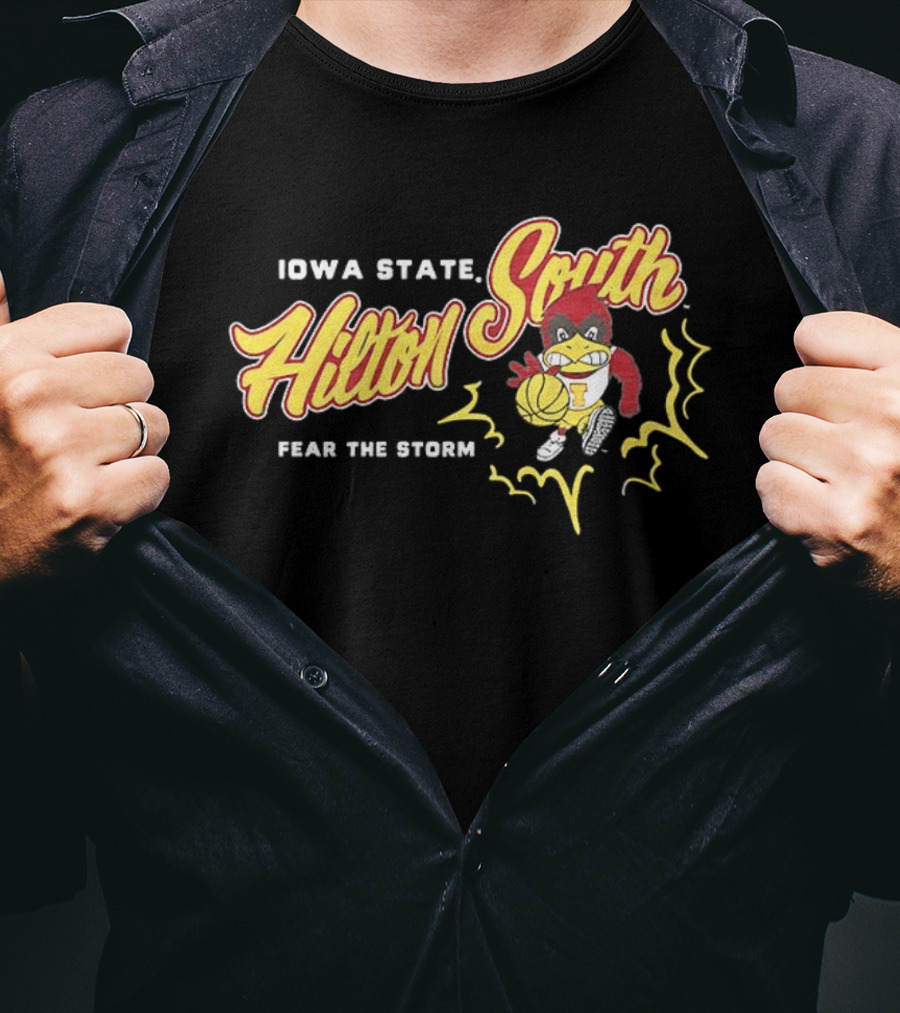 Iowa State Hilton South Fear The Storm Cardinal Basketball T-Shirt