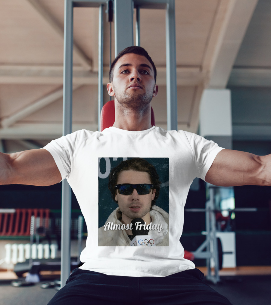 Quinn Hughes Almost Friday Olympics Sunglasses Interview T-Shirt