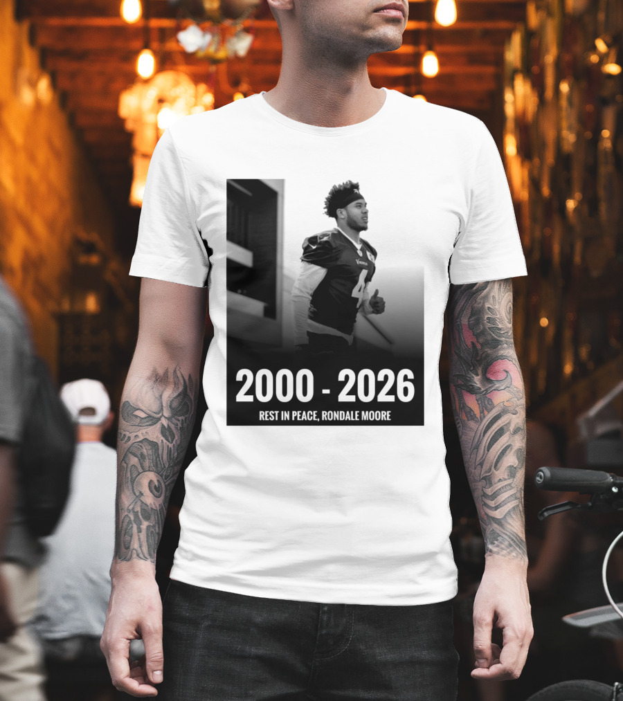 Rest In Peace Rondale Moore 2000 2026 Minnesota Vikings T-Shirt