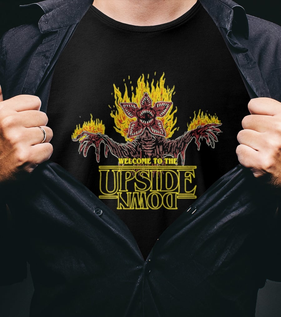 Welcome To The Upside Down Flower Monster T-Shirt