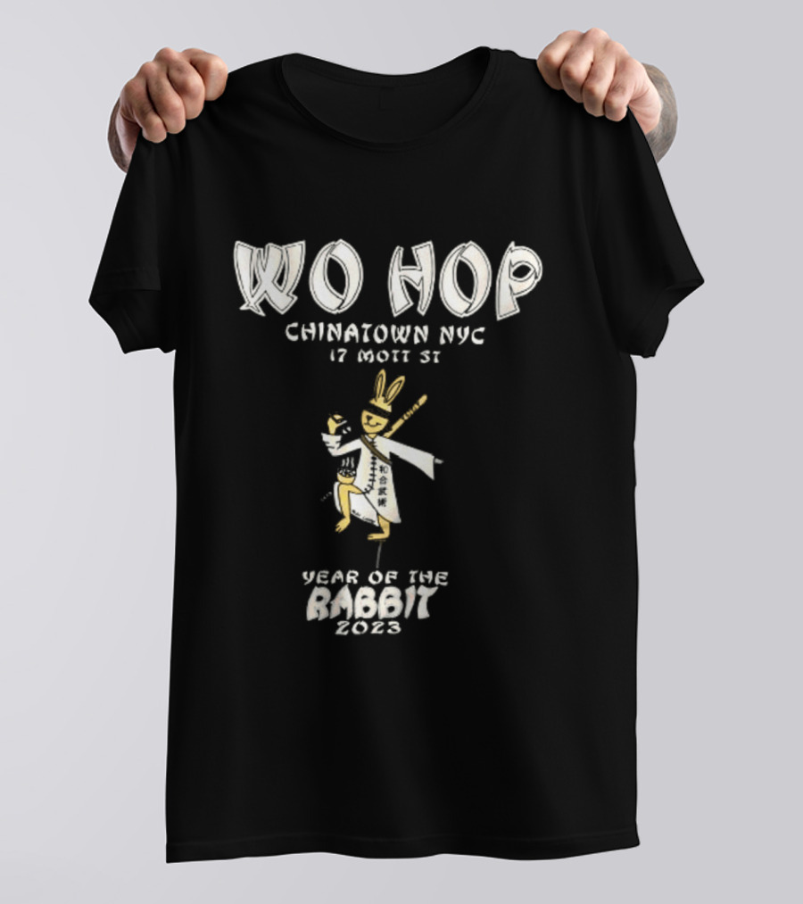 Wo Hop Chinatown NYC 17 Mott St Year Of The Rabbit 2023 T-Shirt
