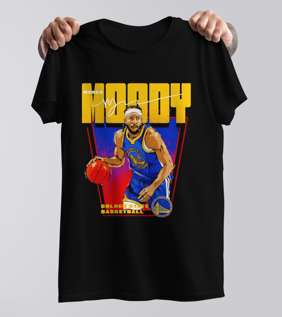 Moses Moody Golden State Warriors Basketball T-Shirt