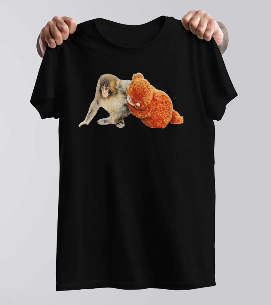 Lonely Punch Baby Monkey Duo T-Shirt