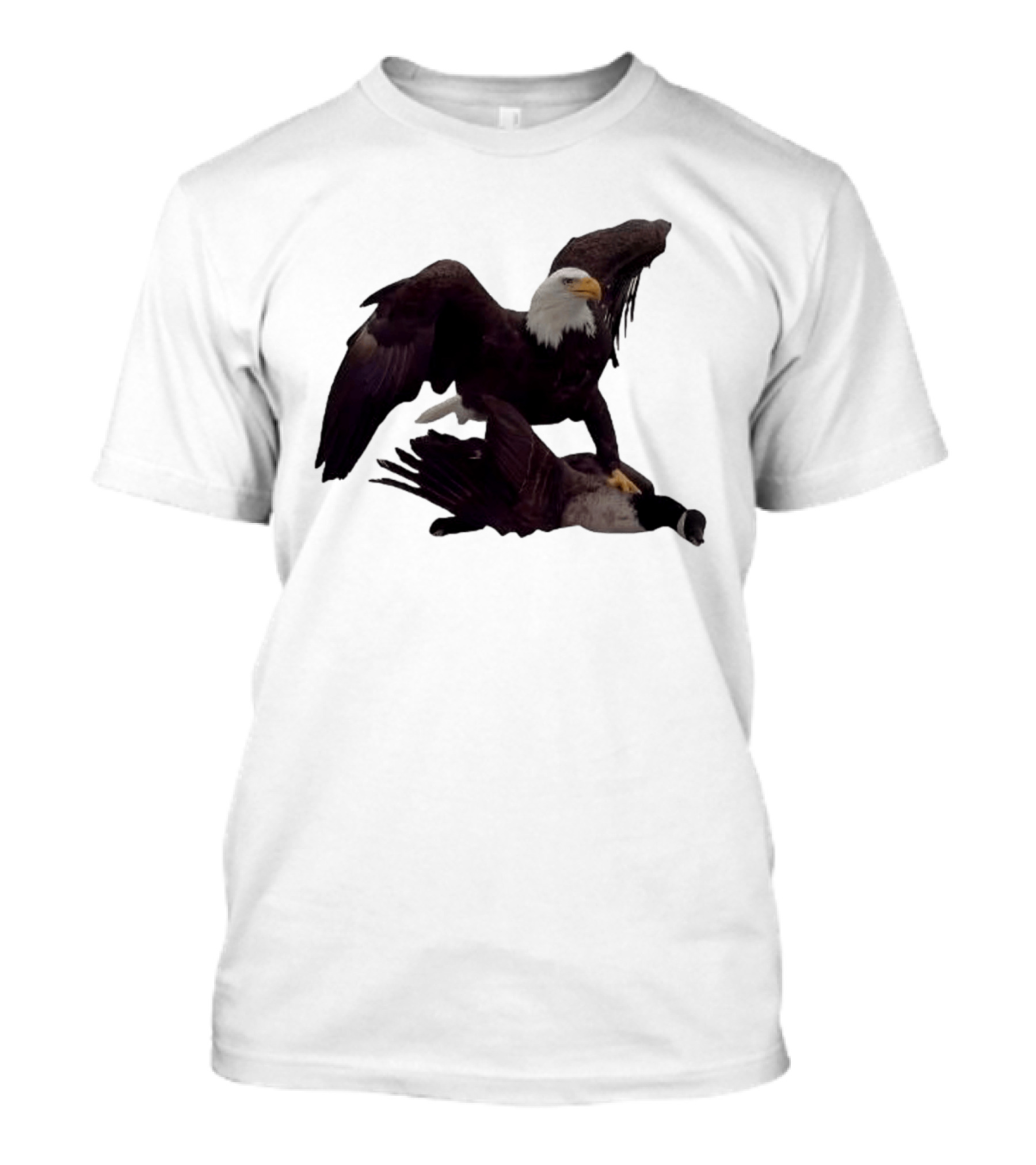 Bald Eagle Vs Goose Dominance Meme T-Shirt