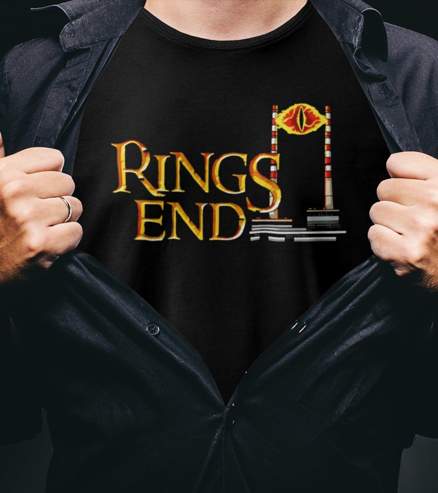 Rings End Sauron Eye Tower T-Shirt
