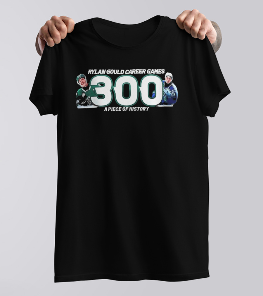 Ryan Gould Career Games 300 A Piece Of History T-Shirt