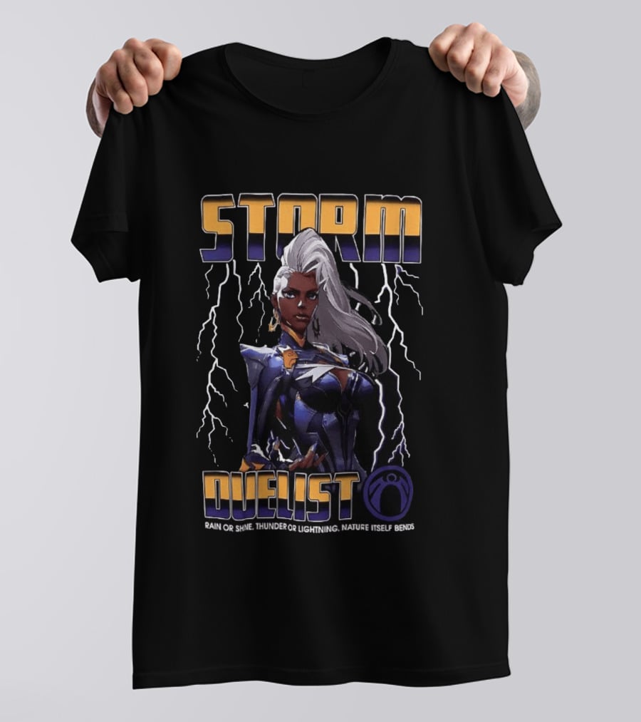 Storm Duelist Rain Or Shine Thunder Or Lightning Nature Itself Bends T-Shirt