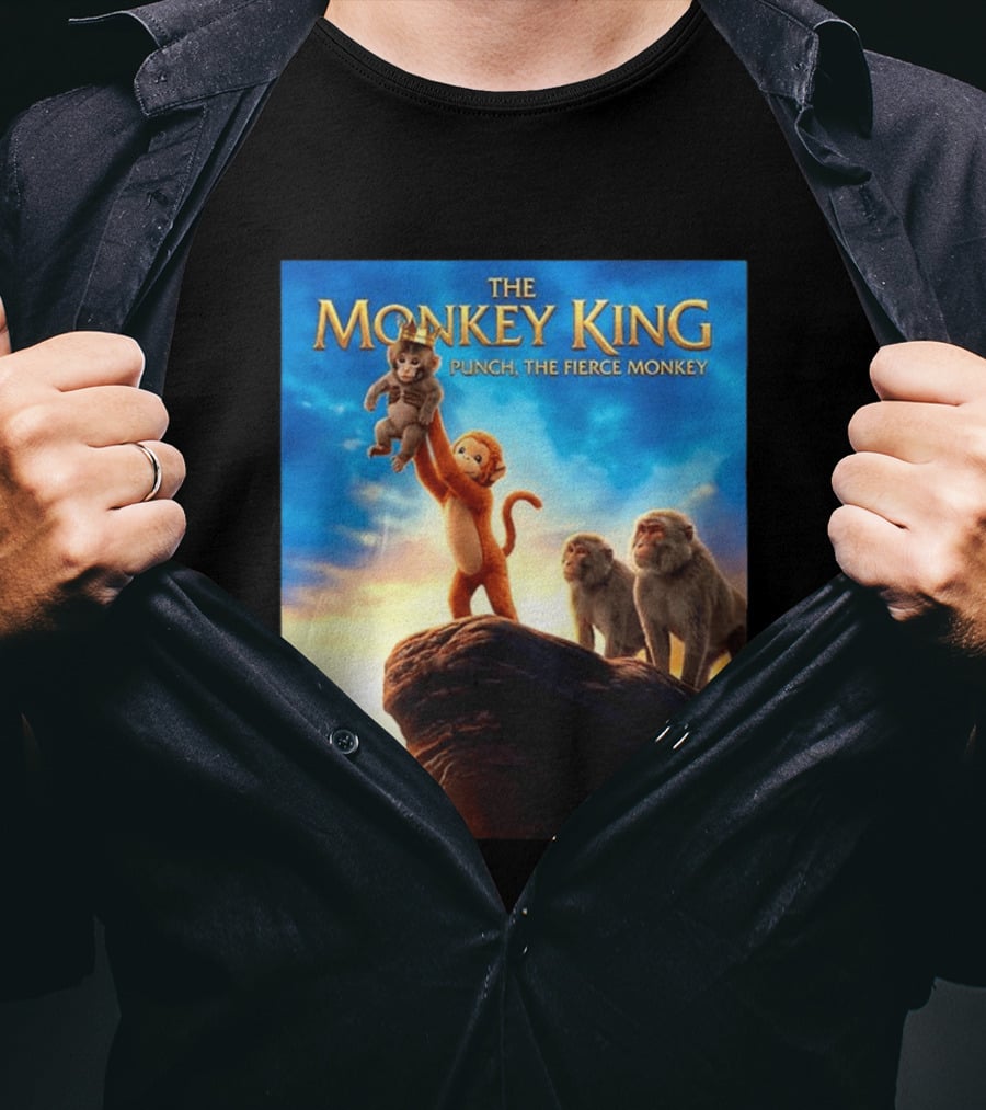 The Monkey King Punch The Fierce Monkey Epic Adventure T-Shirt