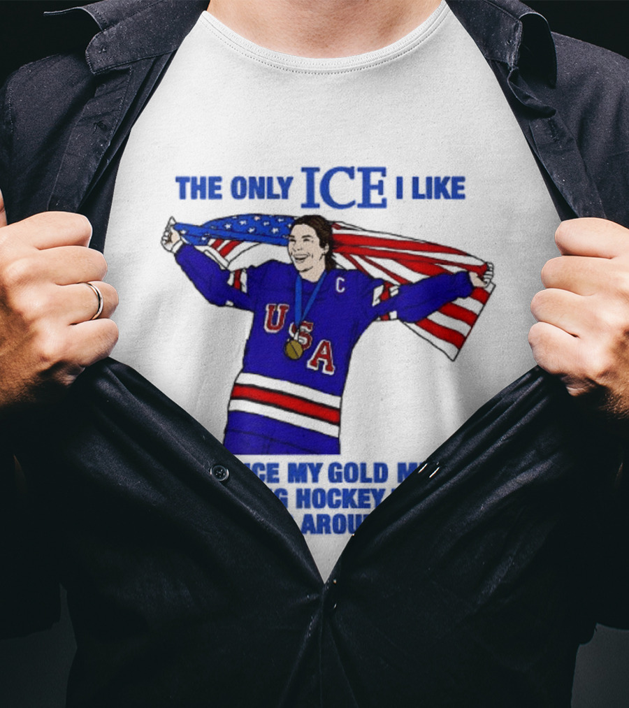 Hilary Knight USA Hockey Gold Medal Winner The Only Ice I Like T-Shirt