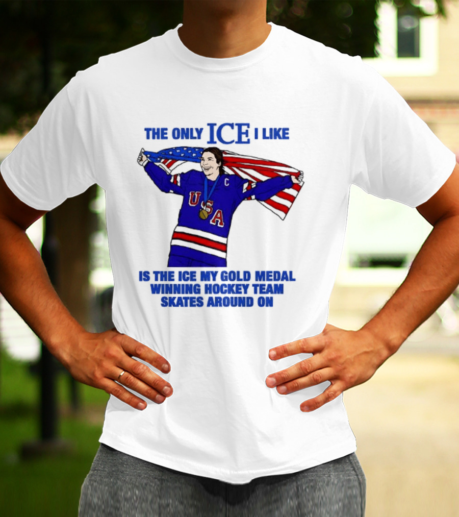 Hilary Knight USA Hockey Gold Medal Winner The Only Ice I Like T-Shirt