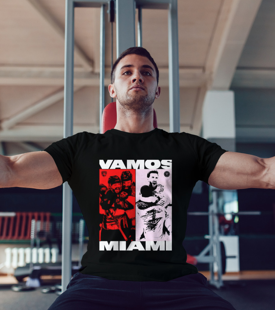 Vamos Miami Soccer Team Celebration Iconic Moments T-Shirt