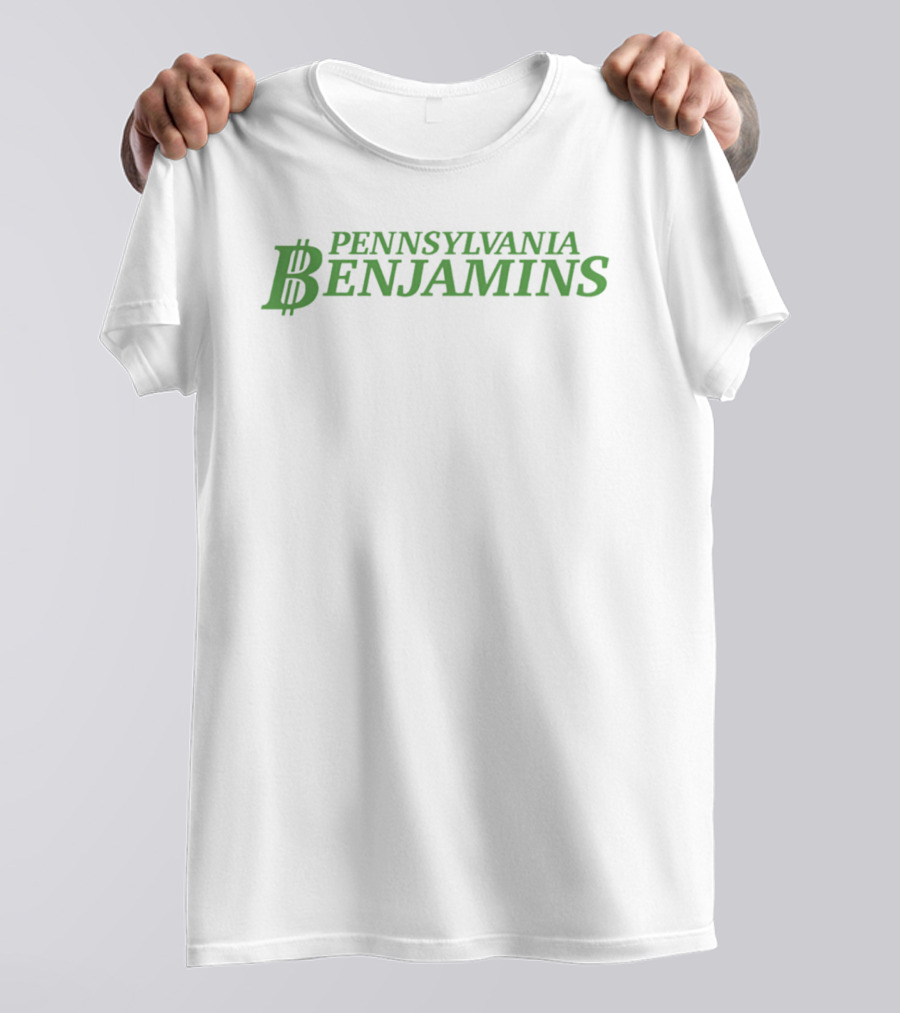 Pennsylvania Benjamins Dollar Symbol Green T-Shirt