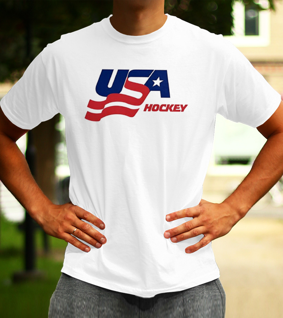 USA Hockey Flag Team Ice T-Shirt
