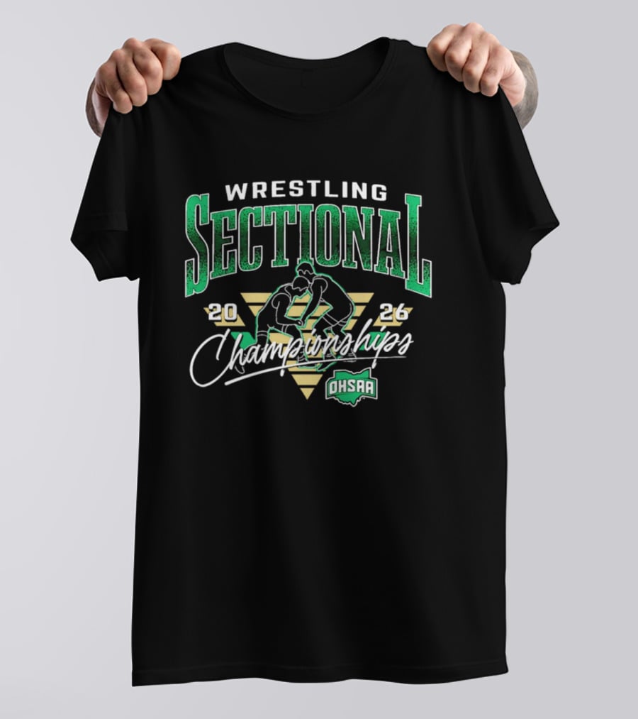 2026 OHSAA Wrestling Sectional Championships T-Shirt