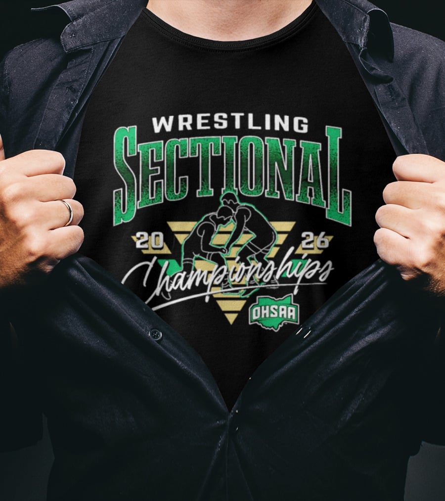 2026 OHSAA Wrestling Sectional Championships T-Shirt