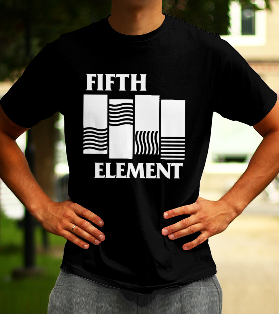 Fifth Element Wavy Flag T-Shirt