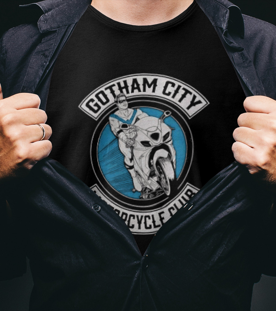 Gotham City Motorcycle Club Vintage Style Rider T-Shirt