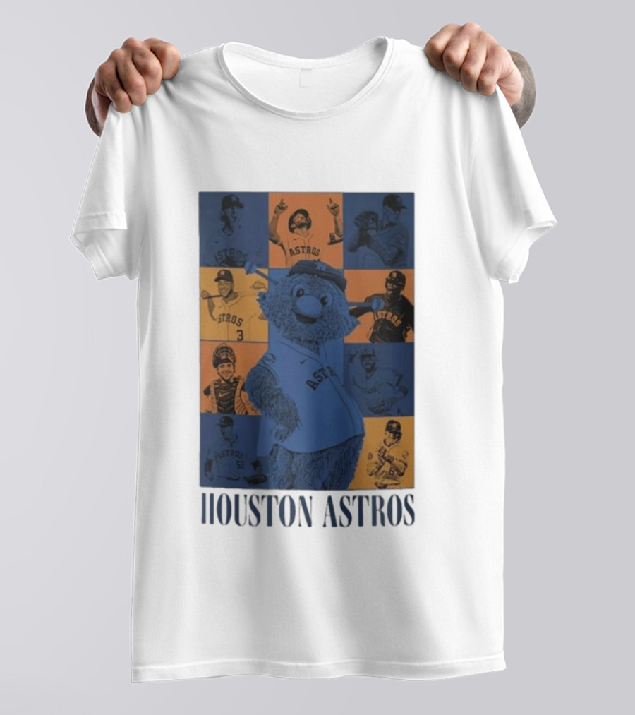 Houston Astros Mascot And Players T-Shirt