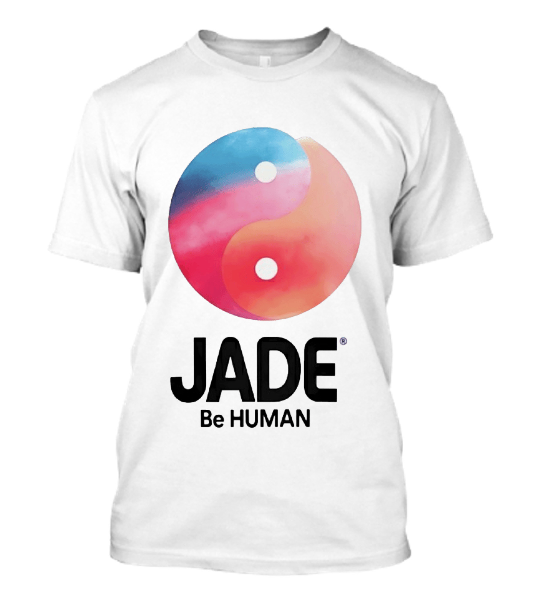 Jade Be Human Yin Yang T-Shirt
