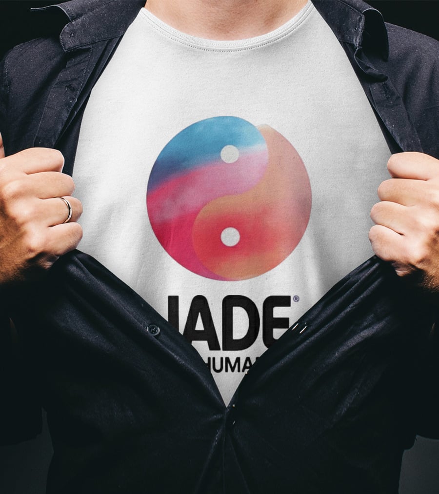 Jade Be Human Yin Yang T-Shirt
