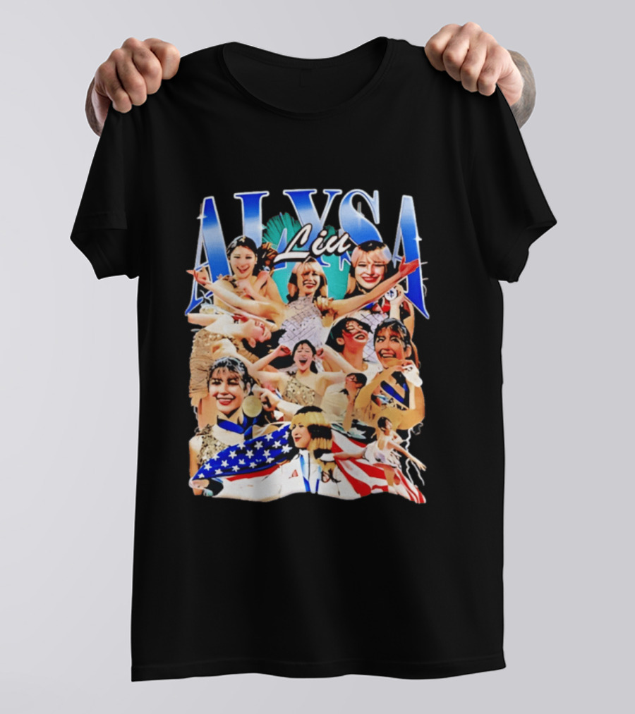 Alysa Liu Celebratory Figure Skating Moments Montage 2026 T-Shirt