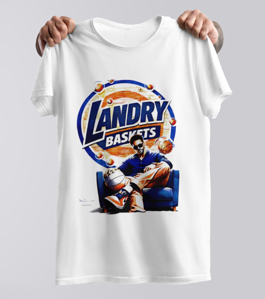 Landry Baskets Basketball Surreal Pop T-Shirt