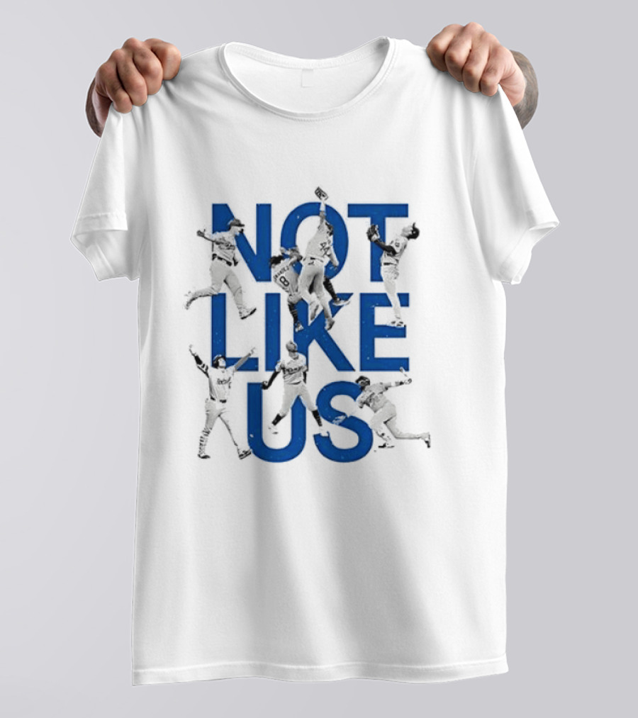 Los Angeles Dodgers Baseball Player Not Like Us Dynamic Play T-Shirt