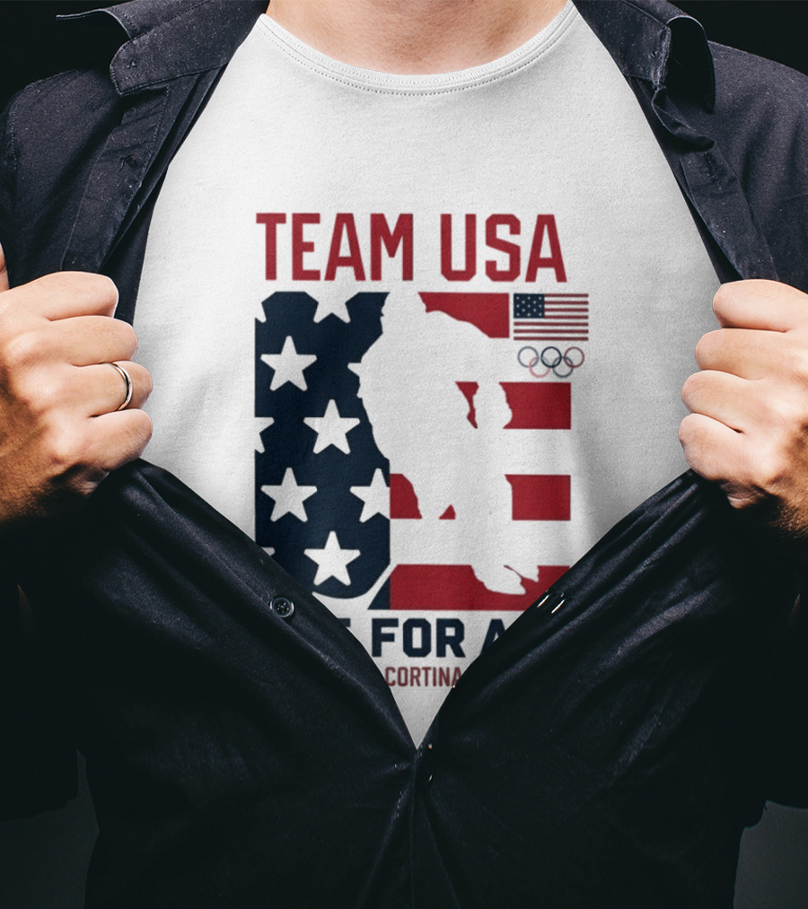 Team USA One For All Milan Cortina 2026 Winter Olympics T-Shirt