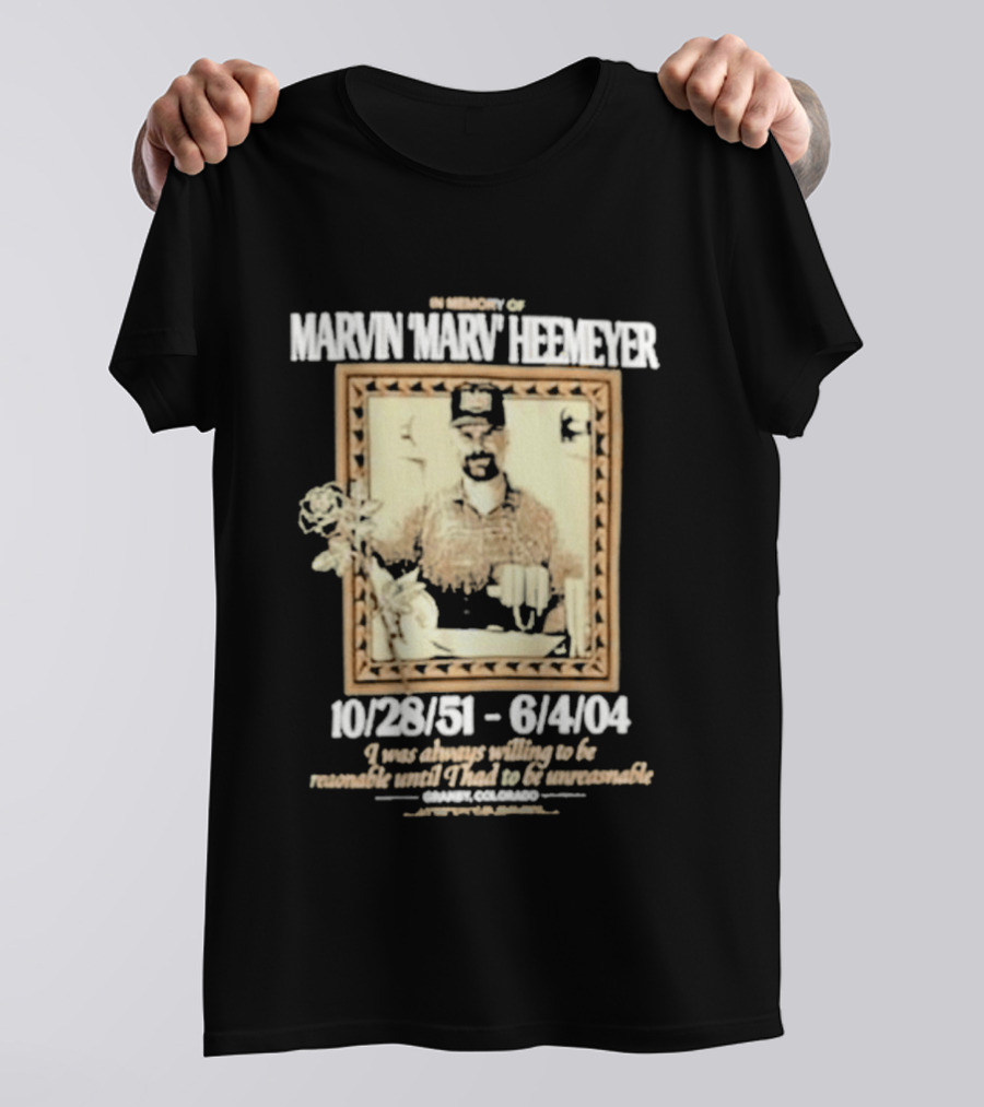 In Memory Of Marvin Heemeyer 10/28/51 6/4/04 T-Shirt