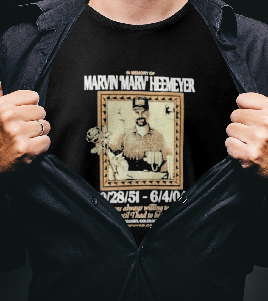 In Memory Of Marvin Heemeyer 10/28/51 6/4/04 T-Shirt
