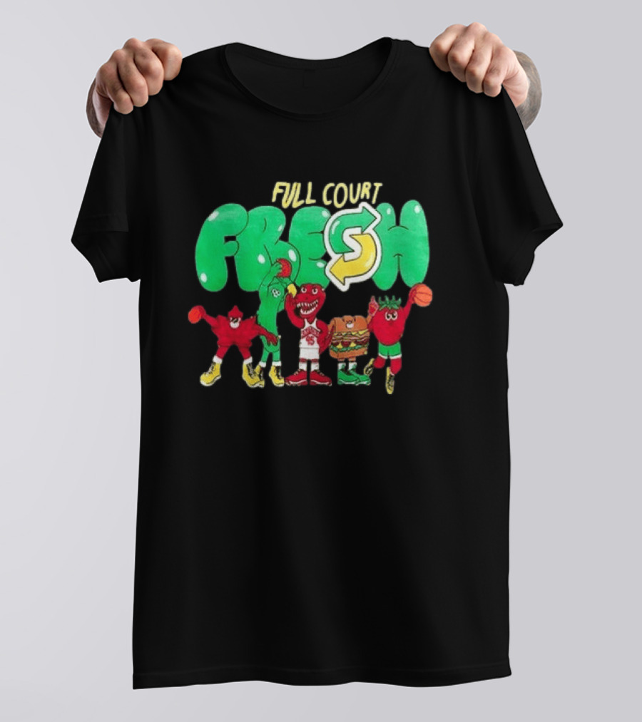 Toronto Raptors Full Court Fresh Characters 2026 T-Shirt