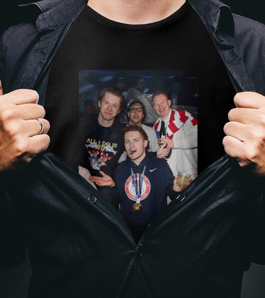 All I Do Is Win USA Men's Olympic Team Celebration T-Shirt